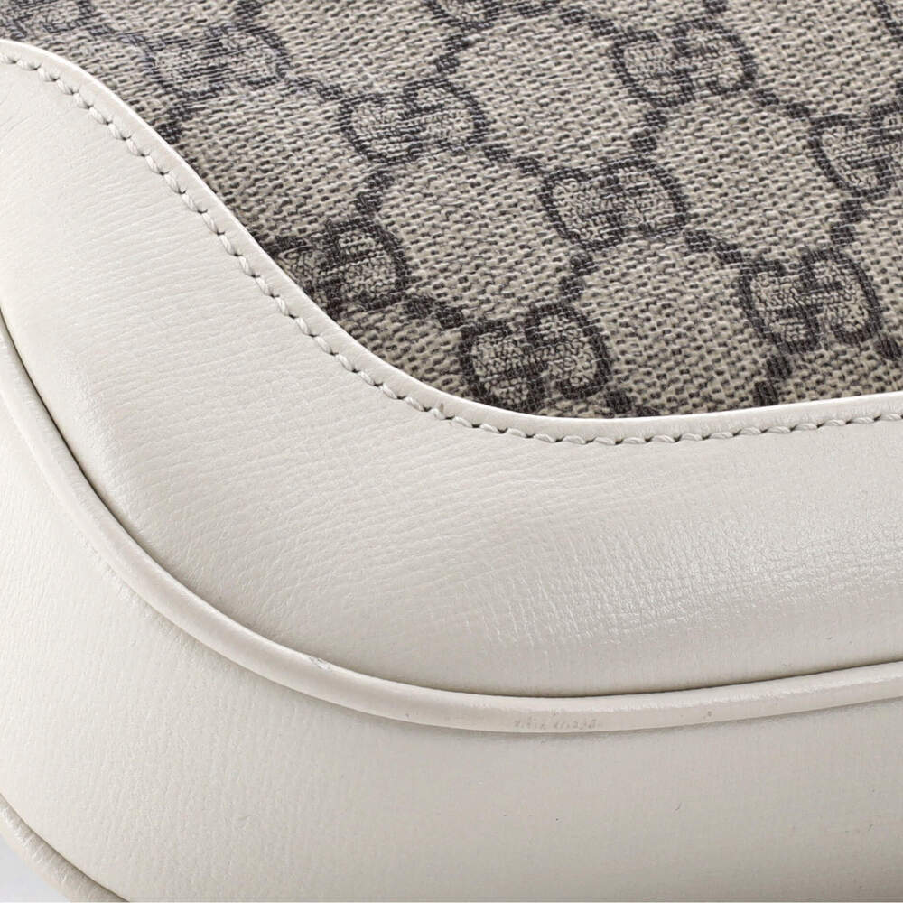 Gucci Jackie Hobo Gg Coated Canvas #237923G17B - Picture 6 of 7